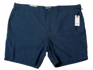 Pantalones cortos Goodfellow Co grandes y altos para hombre talla 52 punto azul frente plano pantalones cortos de tilo - Imagen 1 de 6
