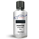 Touch Up Paint For Porsche Cayman Atlas Grey 6C2 2011 - 2012 Chip Scuff Brush