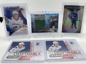 Elias Pettersson Trilogy, Ultimate, Ice Jumbo Relic, Synergy Rookies