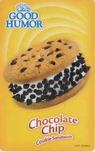 Lot of 2 Chocolate Chip Cookie Sandwich Ice Cream Truck Sticker 5"x 8" - Picture 1 of 1