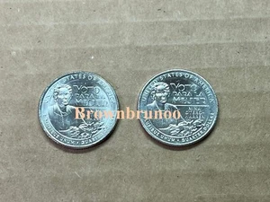 2022 P&D Nina Otero-Warren americano cuarto 2 monedas sin circular para mujer - Imagen 1 de 5