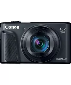 New Canon PowerShot SX740 HS Digital Camera Black from Japan - Picture 1 of 2