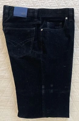 Pantalón HILTL Micro Wale Pana Terciopelo 5 Bolsillos Medianoche Talla 34 $245 Foto 1 de 4