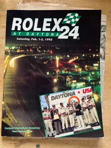 1992 ROLEX 24 HOURS AT DAYTONA OFFICIAL PROGRAM w/JOE CAMEL - Picture 1 of 5