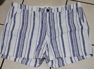 Old Navy Sz 16 Linen/polyester Bermuda Shorts (617) - Picture 1 of 2