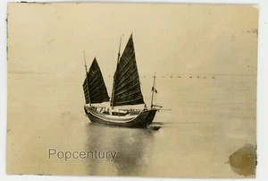 Segunda Guerra Mundial 1930 Fotografía de China Tsingtao Wharf China Grande Basura Aguda Foto Qingdao - Imagen 1 de 2