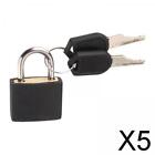 5x Mini Padlock Combination Set Luggage Keylock