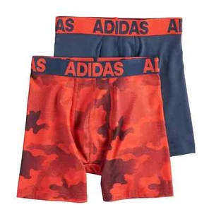 Adidas L29438 Boys Size 6-8 Performance 2-Pack Boxer Briefs - Picture 1 of 1