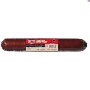 Wisconsin Hardwood Smoked Summer Sausage - 2 Pounds, Gluten-Free Delight - Picture 1 of 3