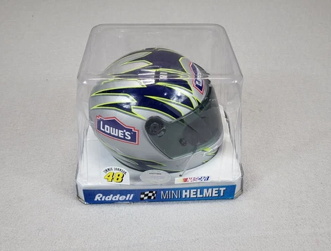 Jimmie Johnson Lowes Racing Riddell Mini Helmet NASCAR #48 Hendrick Motorsports Cover