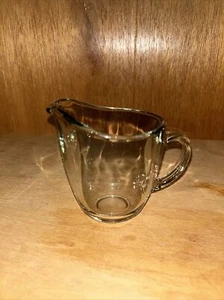 Anchor Hocking Clear Glass Creamer with Handle - Picture 1 of 8