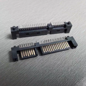 10pcs SATA 7+15 male socket is a 90-degree harpoon fixed - Afbeelding 1 van 1