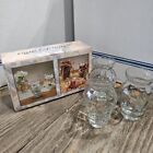 3 Elegant Mini Expressions Glass Vases Containers 1999 Clear