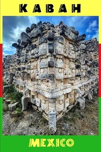 Poster viaggio Messico piramide Kabah nuova stampa UV giclée un ottimo posto da visitare - Foto 1 di 3