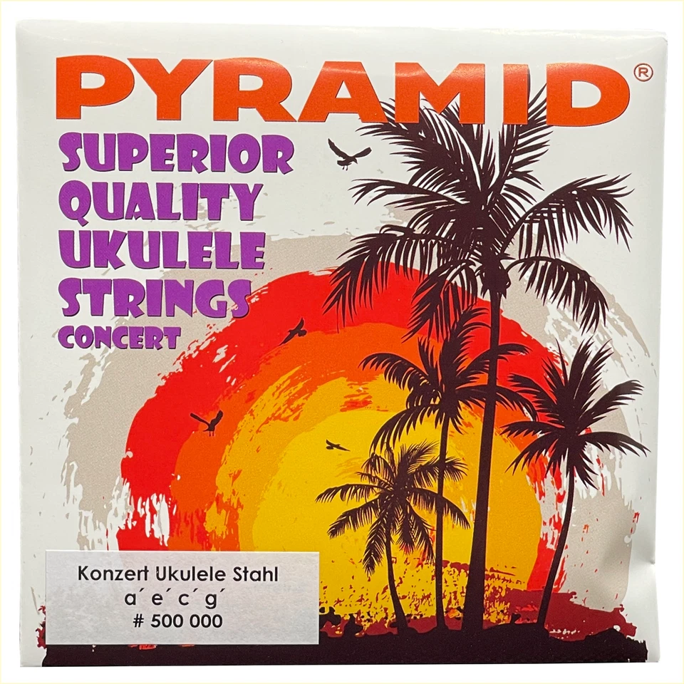 Pyramid Steel Strings for Concert Ukulele | 500,000 | Strings for Concert Ukulele