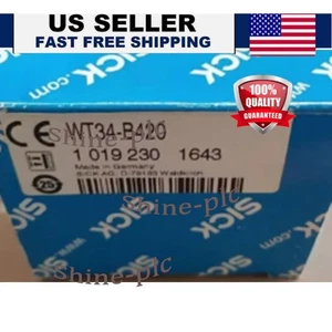 New Sick WT34-B420 WT34B420 Photoelectric Sensor 1019230 - Picture 1 of 3
