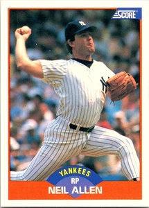 Neil Allen 1989 Score #375 New York Yankees - Bild 1 von 2