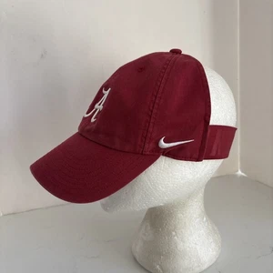 Alabama Crimson Tide Hat Nike Team Red Adjustable Half Visor Style Woman’s - Picture 1 of 7