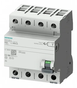 Siemens 5SV3644-4 4polig Typ B 40A 300mA 400V FI-Schutzschalter - Bild 1 von 1