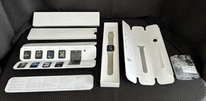 Apple Watch Series 1 38mm Gold Aluminum Case-Concrete Color Sports Band - Picture 1 of 12