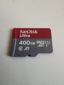 Carte mémoire SanDisk 400 Go Ultra MicroSDXC UHS-I SDSQUAR-400G-GN6MA - Photo 1 sur 2