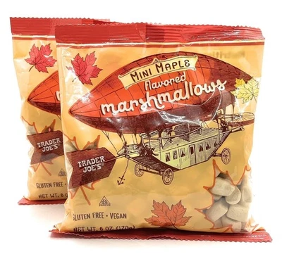 Mini malvaviscos de arce Trader Joe's, sin gluten, vegano, 6 oz, paquete de 2 Foto 1 de 3