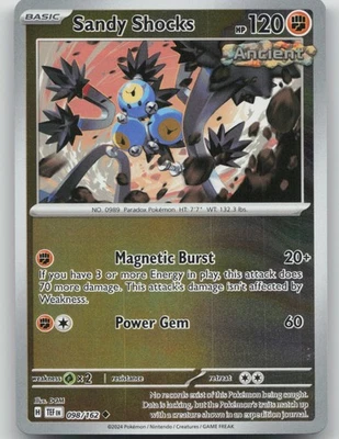Sandy Shocks 098/162 Uncommon SV05: Temporal Forces NM Reverse Holo - Image 1 of 2