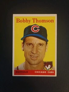 1958 Topps Set-Break #430 Bobby Thomson Free Shipping  - Picture 1 of 2