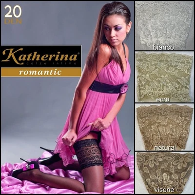 Katherina Romantische matte transparente elegante Strümpfe mit breiter... - Bild 1 von 4