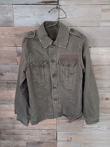 Chaqueta del Ejército Arizona Jean Company Cremallera y Botón Bolsillos Frontales en el Pecho Talla Pequeña Usada en Excelente Condición - Imagen 1 de 15