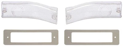 1967 Dodge Dart; Front Park Lamp Lens and Gasket Set - Imagem 1 de 2