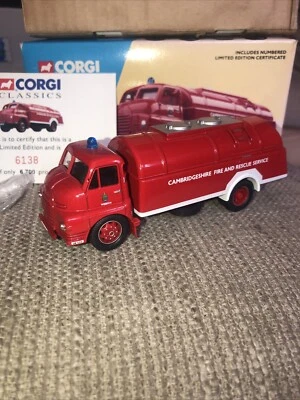 CORGI CLASSICS 1:50 BEDFORD S TENDER SET - CAMBRIDGESHIRE FIRE & RESCUE 19201 - Image 1 of 4