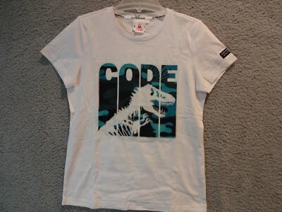 Jurassic Park World Le Coq Sportif T Shirt CODE White Women's Large New - Image 1 of 4