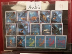 Eiamaya AUSTRIA - ASTRO POST ZODIACS Zodiacs ** 1-4 Complete - Picture 1 of 7