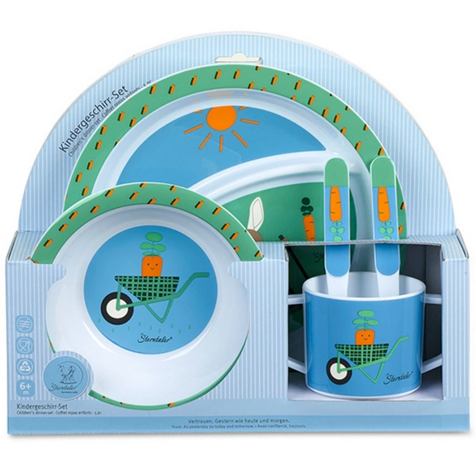 Sterntaler Kindergeschirr - Set Esel Emmilius 6802106 Neu