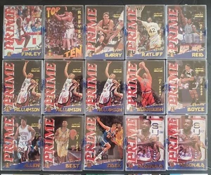 1995 PRIME SIGNATURE ROOKIES 15 CARD AUTO LOT FINLEY BARRY RATLIFF WILLIAMSON - Picture 1 of 4