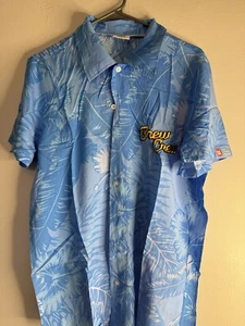 Milwaukee Brewers City Connect Hawaiian Shirt 7/27/24 Size M (Brew Crew), New - Picture 1 of 9