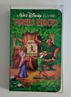 Walt Disney's Classic Robin Hood VHS Tape Black Diamond 1189 Clamshell Case