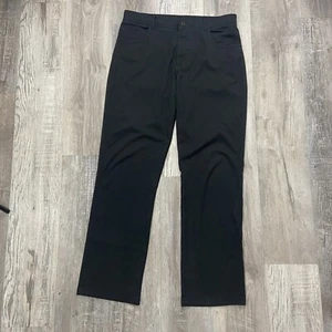 Alberto Pants Men's 36x36 (Fits 35x32.5) Ceramica Modern Fit Dress Pants Black - Bild 1 von 15