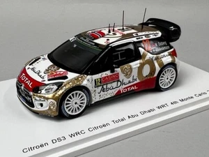 1:43 Spark S4508 DS3 WRC Citroen Total Abu Dhabi WRT Monte Carlo 2015 #12 - Picture 1 of 9