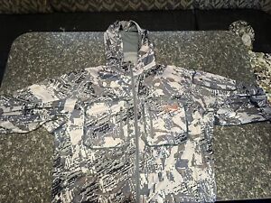Sitka Gore-tex Jacket Optifade Open Country Men's Large Warm Camouflage Hunting