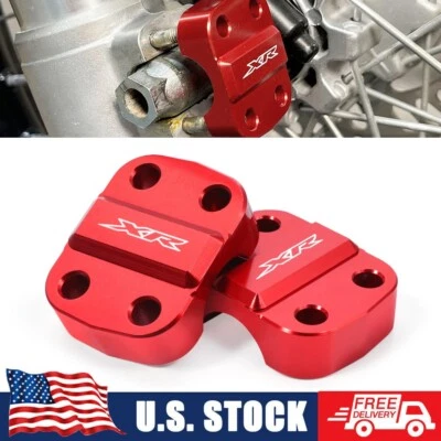 2PCS Right CNC Front Fork Axle Holder Clamp for HONDA XR600R XR650L 1993-2022 — 第 1/4 张图片