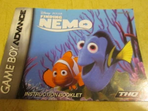INSTRUCTION BOOKLET FOR GAME BOY ADVANCE GAME FINDING NEMO - Imagen 1 de 1