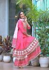 Pink Color Printed Kurti Sharara With Dupatta Set Women Salwar Kameez Suit Kurta