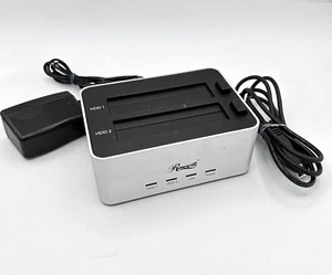 Rosewill Dual Bay (2-Slot) Hard Drive Docking Station USB 2.0 & eSATA RDDO-12002 - Picture 1 of 3