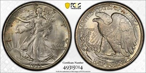 PCGS MS65 1935 Walking Liberty Half Dollar - Picture 1 of 3