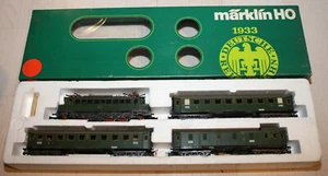 Märklin H0 2850 Reichsbahn-Personenzug der DR mit E04 14, guter Zustand&OVP - Bild 1 von 1