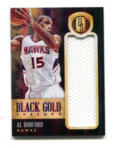 Al Horford 2013-14 Panini Gold Standard Black Jersey Threads 16/99 Hawks 41409