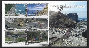 HOJA EN MINIATURA NUEVA ZELAND 2018 RECONEXIÓN NUEVA ZELAND FINA USADA - Imagen 1 de 1