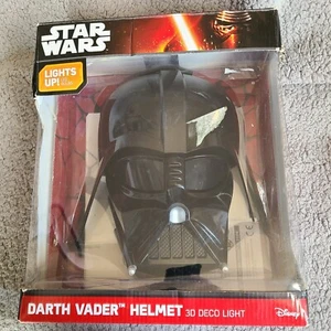 3D FX Star Wars DARTH VADER Helmet Deco LED Night Light 3D Light FX - Picture 1 of 15